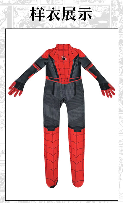 2025 New Spiderman Cosplay Fantasy Costumes Jumpsuit for Boys Girls Miles Morales Superhero Halloween Carnival Zentai Bodysuit