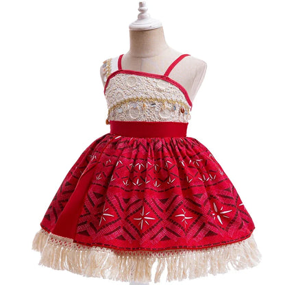 Fantasia Moana 2 da Princesa Disney para Meninas, Cosplay Vaiana, Festa de Carnaval, Aventura no Oceano, Roupa Infantil de Halloween