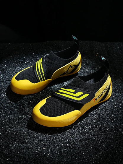 Rock Climbing Shoes Boys Girls Indoor Outdoor Breathable Mesh Beginner Children Rock Climbing Bouldering Training Sports Shoes