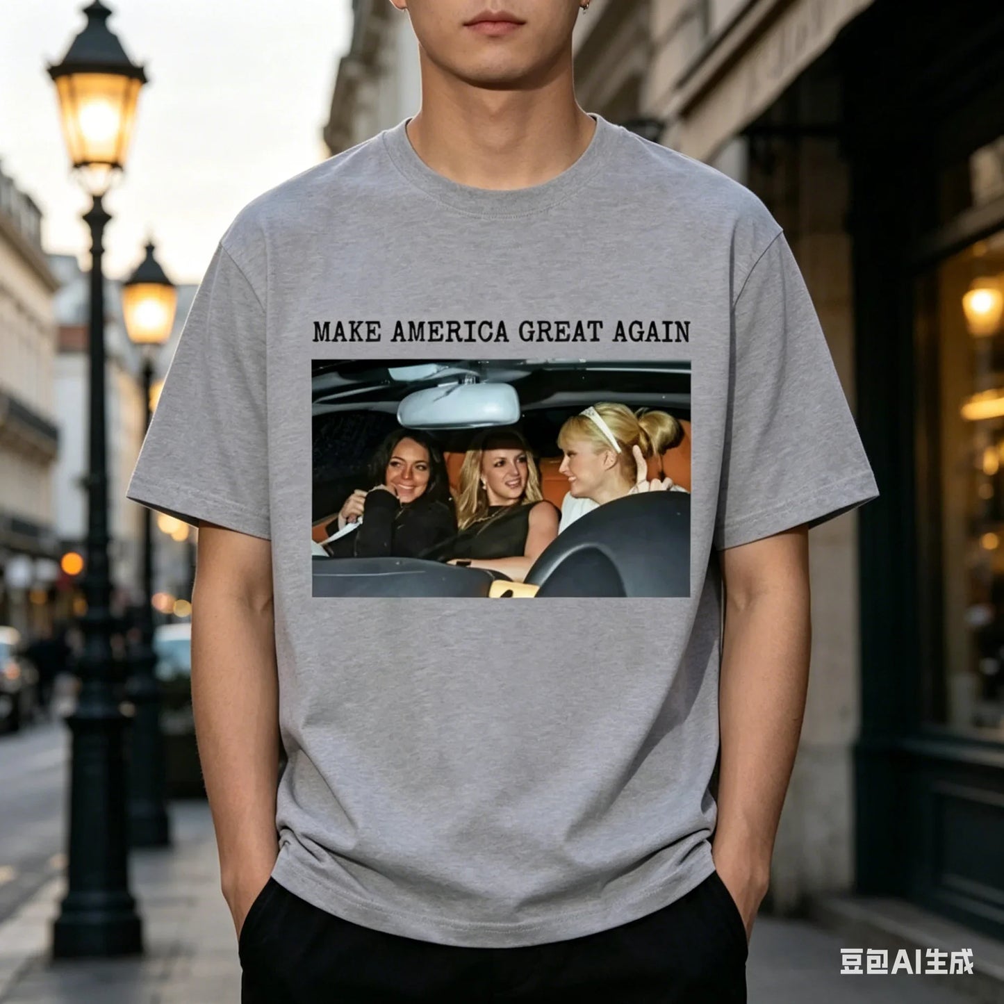 Make America Great Again T-shirt Britney Lindsay Paris Hilton Spicy Girl Graphic T Shirt Unisex Fashion Trend Aesthetic T-shirts