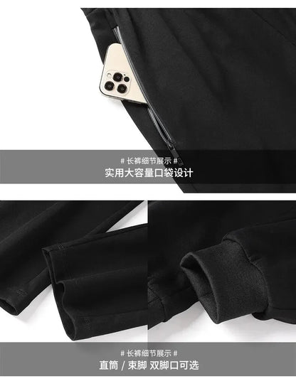 Thicker Fleece Jacket+Pants 2 Pieces Men Winter Tracksuit Sets Black Red Gray Sets Hoodies Casual Hooded Warm Sweatshirts+Pants