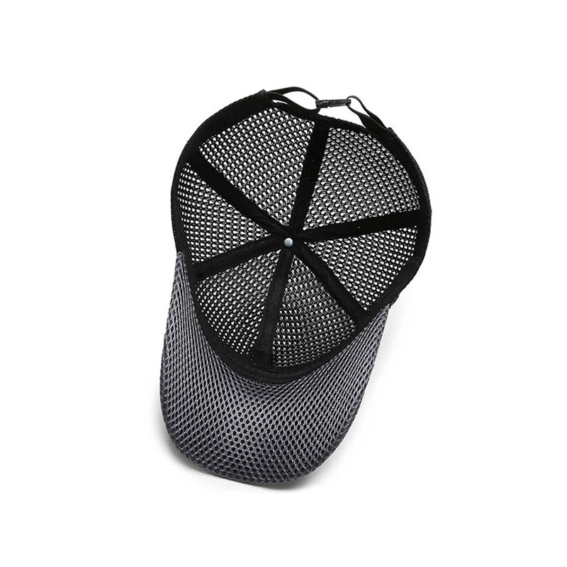 Men's Mesh Baseball Cap Breathable Summer Caps Dad Hat Outdoor Fishing Hats Bone Gorras Snapback Trucker Cap Women hat