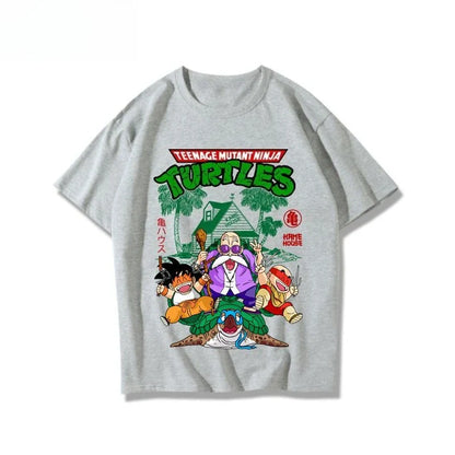 Joint Animation Short-sleeved T-shirt Men's 2025 Summer New Pure Cotton Loose Student Short-sleeved Trendy Clothing