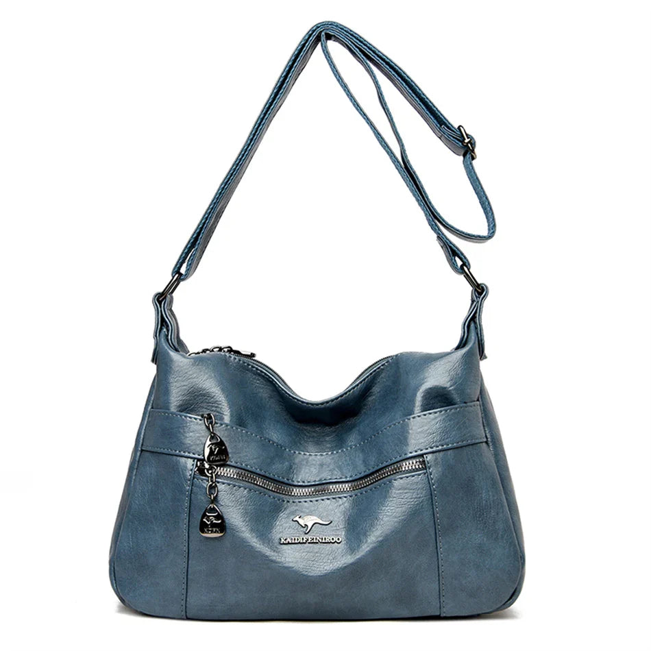 New Genuine Brand Leather Sac Luxury Handbags Purses Women Bags Designer Shoulder Crossbody Messenger Bags 2024 Female Hand Bag