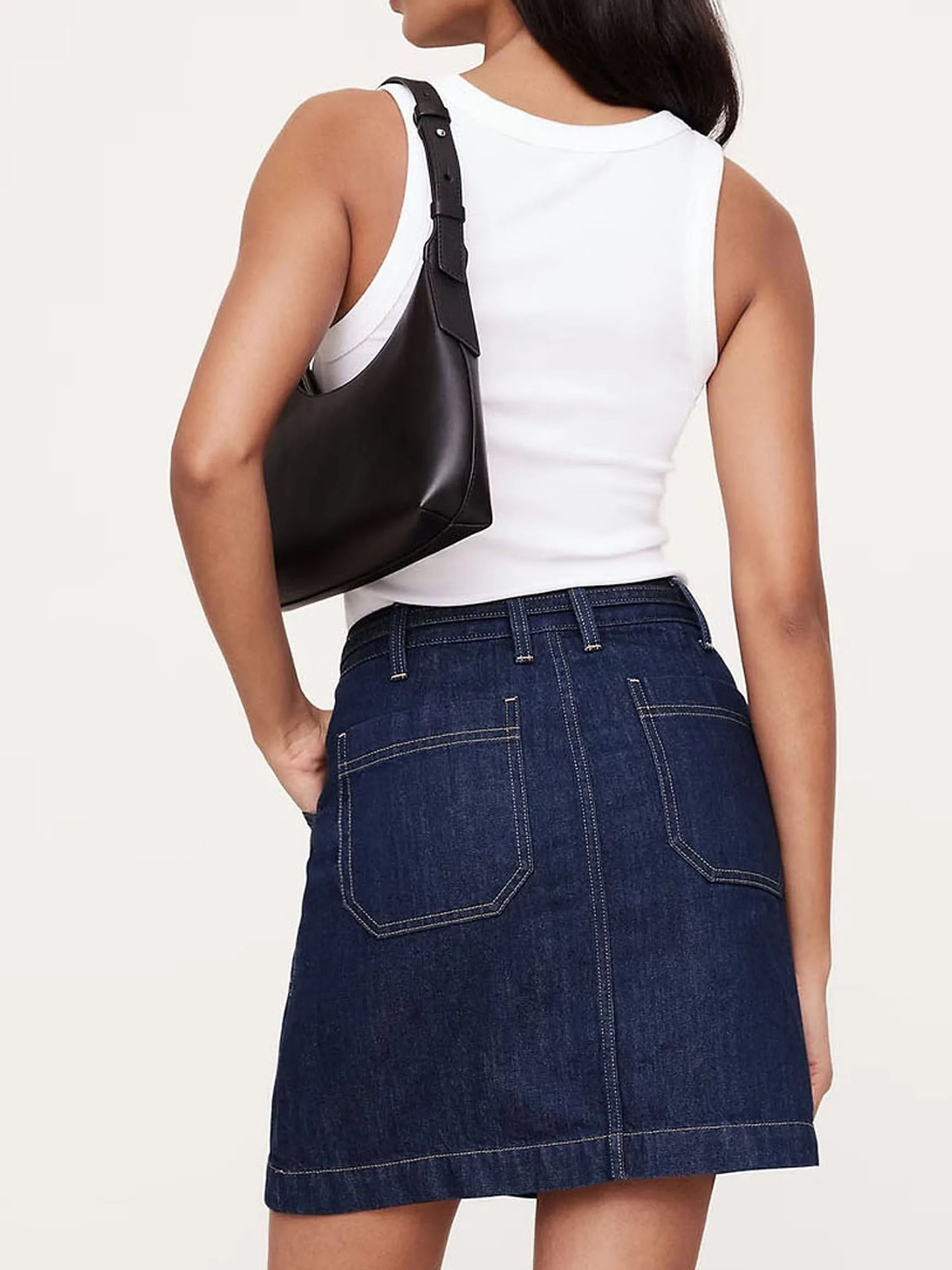 Women's Spring Summer Vintage Denim Mini Skirt Non-Stretch High Waist Belted Casual Streetwear Korean Y2K Fashion A-Line Skirt