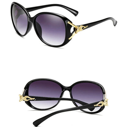 Ladies Fashion New Ladies UV Protection Sunglasses Shade Driving Big Frame Fox Head Sunglasses