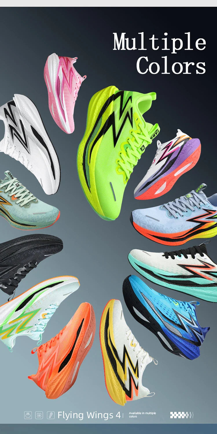 Men Running Shoes Carbon Board Speciality Sports Breathable Lightweight Women's Comfortable Chunta Athletic Sneakers