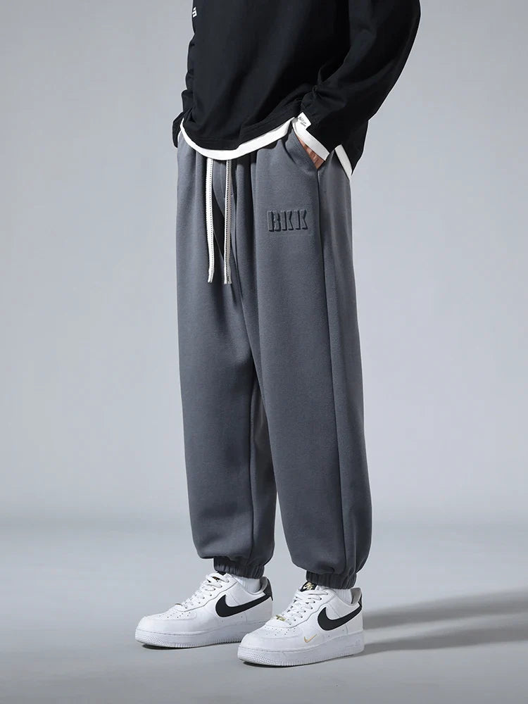Men's Jogger Cotton/Polyester Sweatpants Big Size 8XL 7XL 6XL Sports Baggy Pants Sting Banding  Hip Hop Loose Harem Trousers