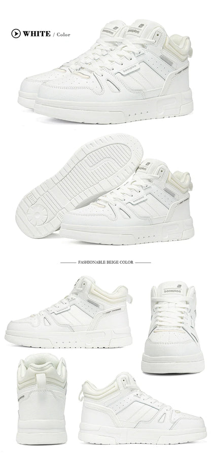 Men Winter Sneakers Casual Skateboard Shoes for Men Comfort Plush Warm Cotton Shoes Non-Slip Outdoor Male Sneakers