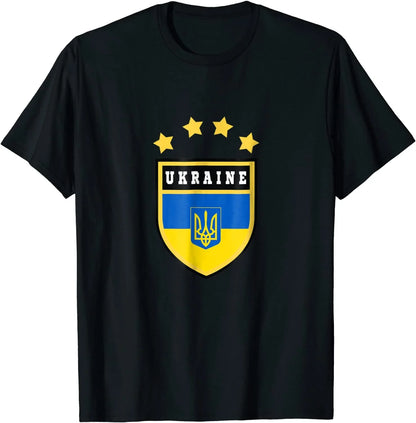 May Live in USA Story Began in Ukraine Flag T-Shirt