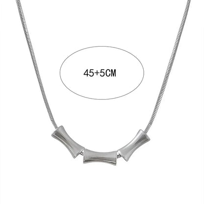 New Irregular Wave Shape Chain Men Necklace Advanced Sense Stainless Steel Figaro Cuban Chain Necklace For Men Women Jewelry