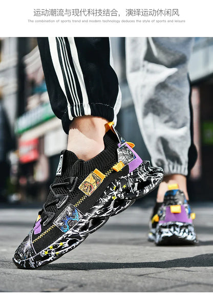 Shoes men Sneakers Male casual Mens Shoes tenis Luxury shoes Trainer Race Breathable Shoes fashion loafers running Shoes for men