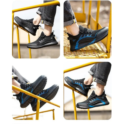 Labor Protection Shoes for Men and Women  Anti Smashing  Anti Piercing  Breathable and Lightweight