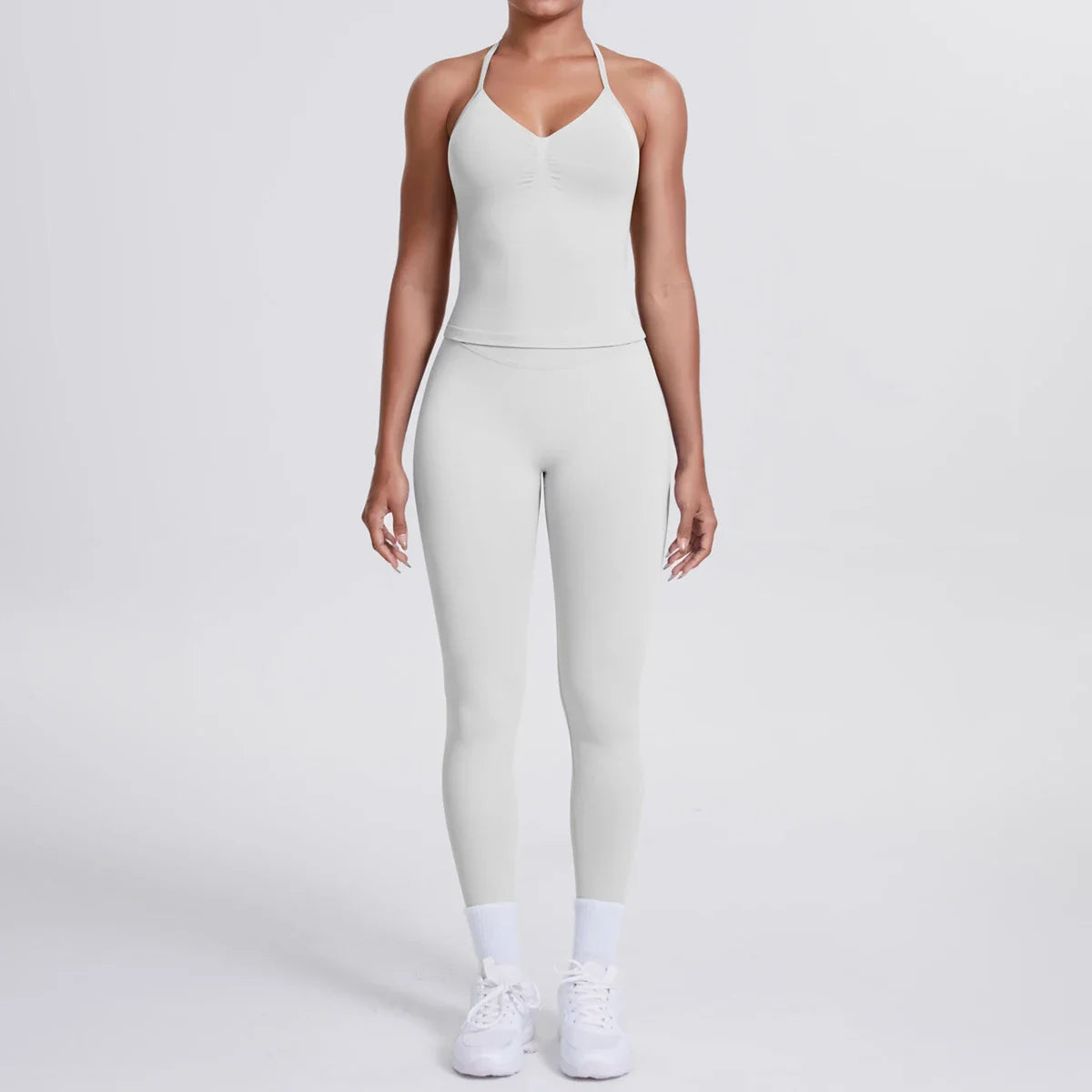 2 Piece Yoga Clothes Women Tracksuit Athletic Wear Pilates Fitness Suit Gym Workout Push Up Clothes Sports Bra Leggings Suit