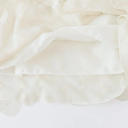 Summer New Pure White Sweet Hanging Neck Bow Petal Princess Dress Girls' Casual Clothes 2-7th Birthday Party Stage Wear