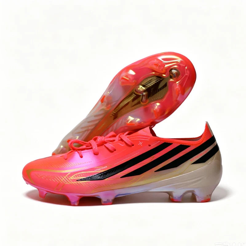 2026-F50 High Quality Mens Soccer Shoes Breathable Non-Slip Turf Soccer Cleats Pink TF/FG Training Football Boots Chuteira Campo
