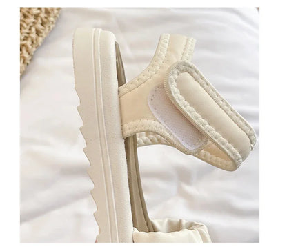Children Solid Color Sandals Summer Beach Sandals for Girls School Fashion Open-toe Kids Thick Bottom Sandals Non-slip Versatile