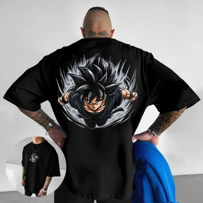 Printed Cartoon Loose T-Shirt Summer New Men's and Women's Casual Parent-Child Short Sleeve Top