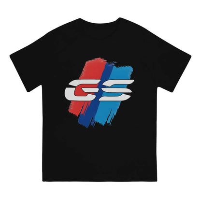 GS Motorcycle T Shirt Grunge Men Tees Summer Clothing COTTON Crewneck TShirt