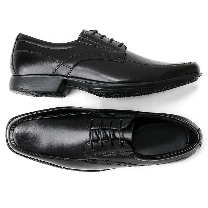Sapatos femininos casuais de couro, sapatos masculinos sociais de tamanho grande, mocassins slip-on com bico quadrado, sapatos casuais de couro polido à mão