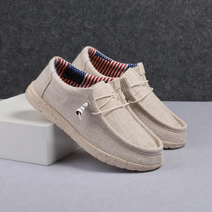 Plus Size Men's Solid Color Breathable Slip On Classic Loafer Shoes Comfy Casual Durable Lightweight Walking Shoes