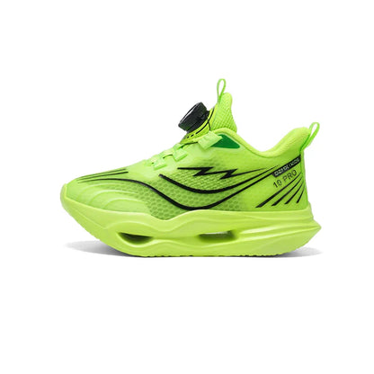Children‘s Basketball Shoes Non-slip Breathable Sports Training Shoes Outdoor Lace-up Boys Girls Jogging Shoes Mesh Gym Sneakers
