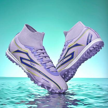 TF Turf Soccer Cleats Breathable Material Comfortable Fit Non-Slip Durable Rubber Sole Professional for Training