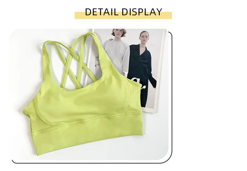 2Pcs Yoga Sets Naked Feel Gym Set Women Workout Clothes High Waist Yoga Shorts And Strappy Sports Bra Short Sets Summer