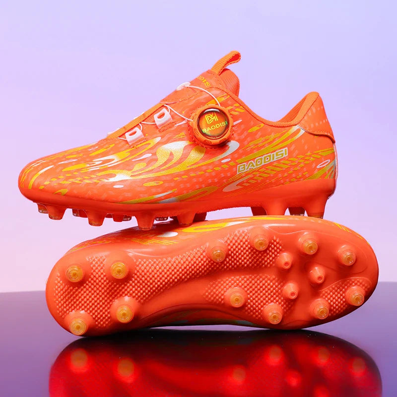 New Kids Football Boots Society Cleats Soccer Shoes Professional Children Football Field Boots Original Non Slip Sneakers Fast