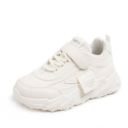 Kids Sports Shoes for Girls Boys Children Running Sneakers PU Soft School Casual Shoes Classic Fashion Anti-skid Spring Autumn