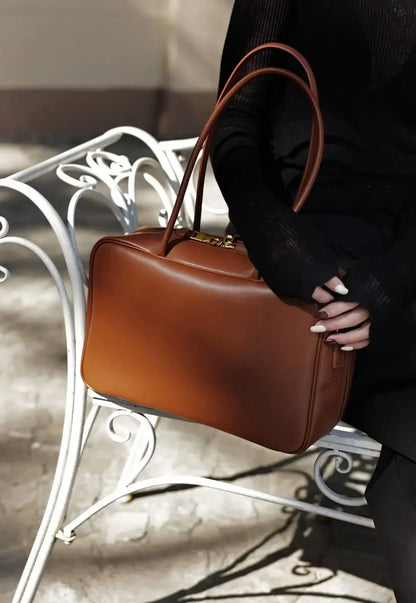 Genuine Leather Fashion Women Shoudler Black Bags Luxury Desiger Ladies Crossbody Cowhide Brown Large Bag Female Handbags Coffe