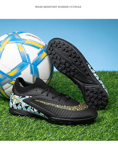 New Kid Match Boys Soccer Shoes Comfortable Outdoor Match Professional Football Boots Sneakers Non-Slip Sports Shoes Unisex