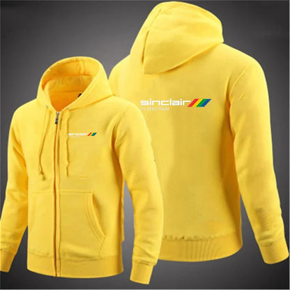New Men's Fashion Sinclair Zx Spectrum Hoodies Long Sleeve Zipper Hoodie Hooded Fleece Sweatshirts Casual Sports Men Clothing