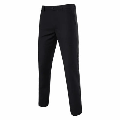 Mens Slim Fit Dress Pants Flat Front Wrinkle Free Suit Pants Business Dress Pants Classic Business Casual Pants