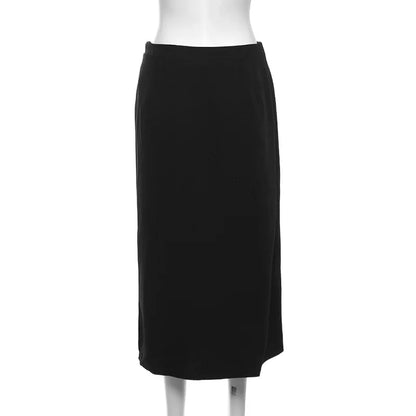 Gothic Skirts Goth Dark Techwear Patchwork Sexy Mini Women Grunge Irregular Hem High Waist Cargo Skirt Hip Hop Black Summer 2023
