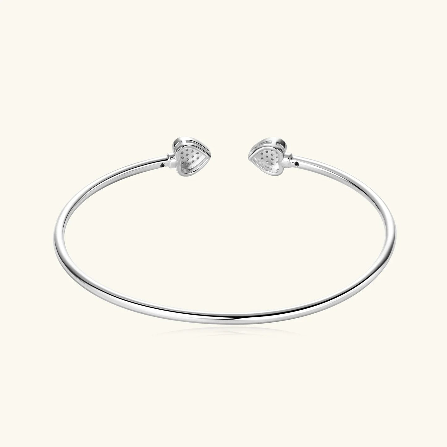0.5CT Moissanite Bangle Bracelet 18K Gold Plated 925 Sterling Silver Classic Bangle Bezel Set Diamond Bracelet for Women Gifts