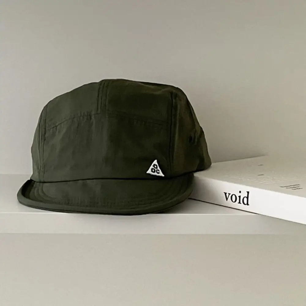 Japanese Retro Quick-drying Short Brim Baseball Caps Unisex Summer Outdoor Sunscreen Casual Versatile 5-flap Tooling Camping Hat