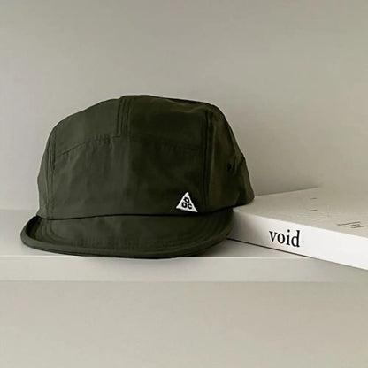 Japanese Retro Quick-drying Short Brim Baseball Caps Unisex Summer Outdoor Sunscreen Casual Versatile 5-flap Tooling Camping Hat