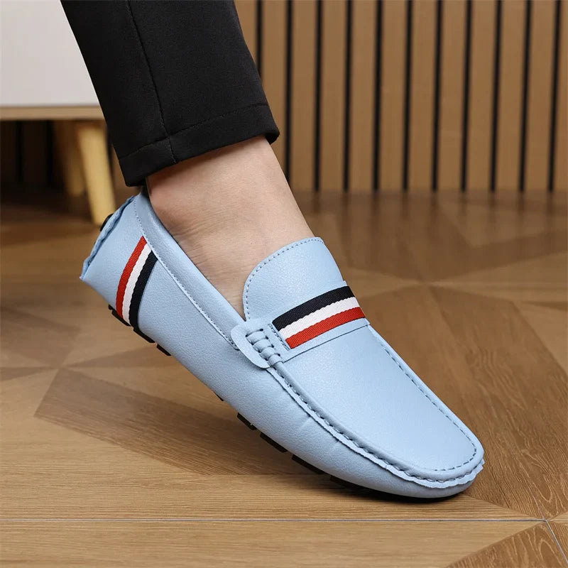 Men Shoes Slip on Loafers Mens Business Office Shoes Classic PU Leather Men's Loafer Shoes Casual Men Driving Shoes Men's Shoes