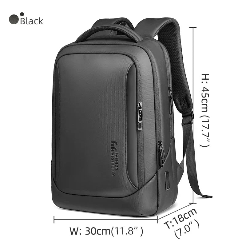 Men's Designer Laptop Bag Waterproof School Bags for College Boys Male Business Sports Travel Backpack Men With USB Charging