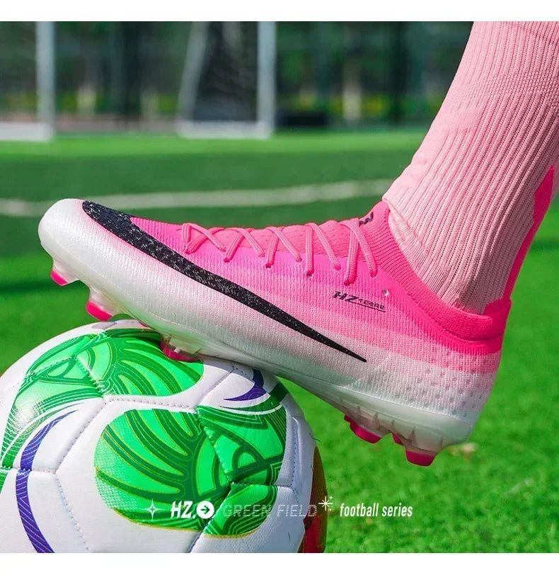 New Men Football Boots Futsal Cleats Unisex Soccer Shoes Hot Sale High-quality Professional Women Ultralight TF/FG Sneakers