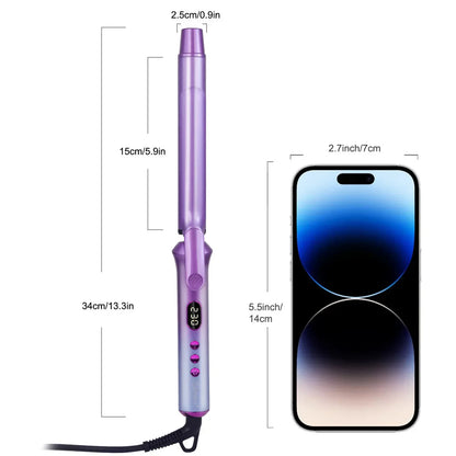 US Hair Curler Large Volume Does Not Hurt The Hair Perm Negative Ion 25mm Bangs Lasting Syling Electric Curling Iron