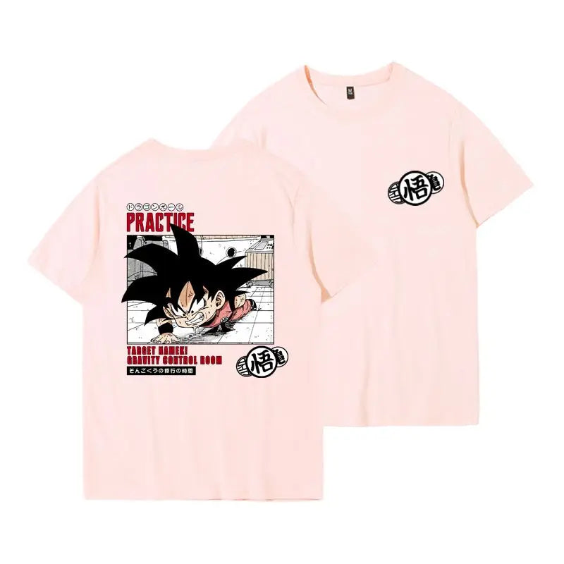Tide Brand Joint T-shirt Wukong Frisa Animation Peripheral Clothes Ins Men's America Short-sleeved T-shirt