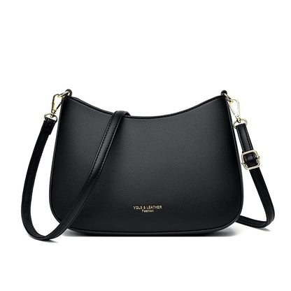 High Quality Underarm Shoulder Bags for Women 2024 Solid Color New Texture Leather Crossbody Bag Luxury Designer Handbags Sac