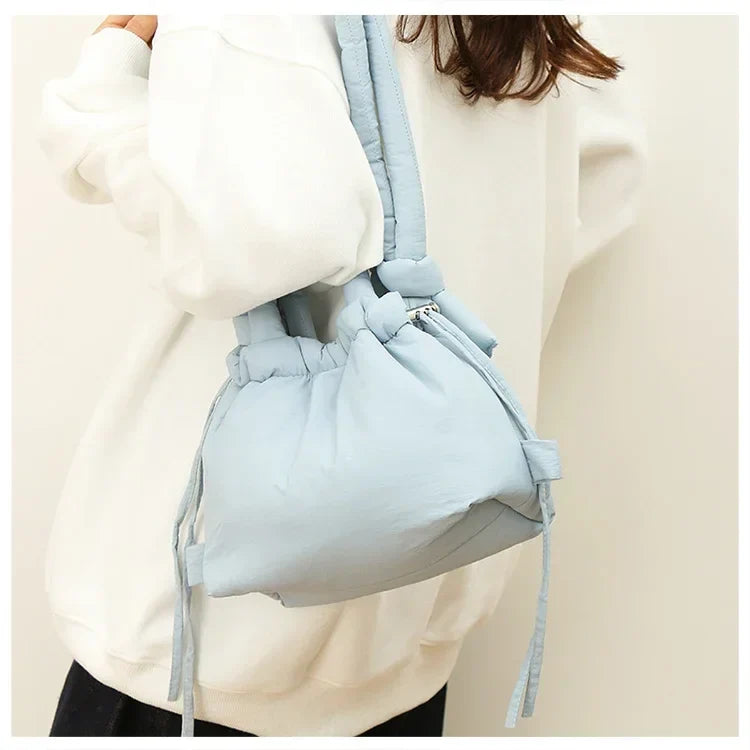 Colorful Nylon Small Square Shoulder and Crossbody Bags Super Cool Simple Versatile Handbags for Women 2024 Casual Hot Sale