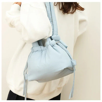 Colorful Nylon Small Square Shoulder and Crossbody Bags Super Cool Simple Versatile Handbags for Women 2024 Casual Hot Sale