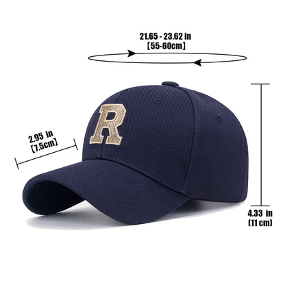 Gold Thread 3D Embroidery Adjustable Elastic Pineapple Cloth Baseball Cap Trucker Hats