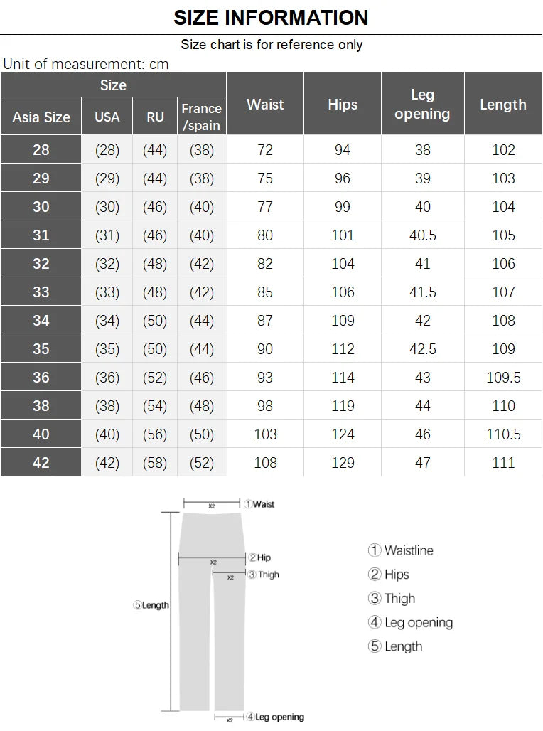 Business Men's 98% Cotton Straight Casual Pants Plus Size Loose Stretch Autumn Winter Office Trousers Classic Male Clothing