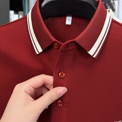 100% cotton luxury brand short sleeve polo shirt men new classic pony embroidery summer T-shirt high-end fashion casual Paul top