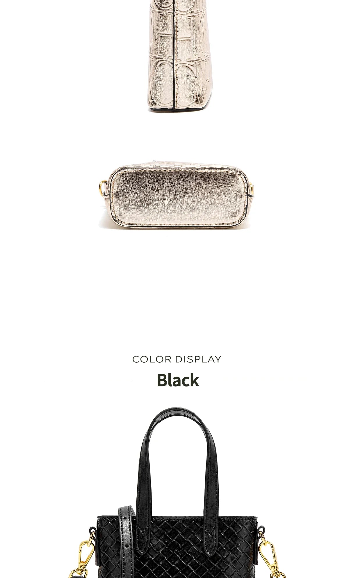 Women's Phone Bag 2025 New Black Simple Texture Women's Crossbody Bag Wallet